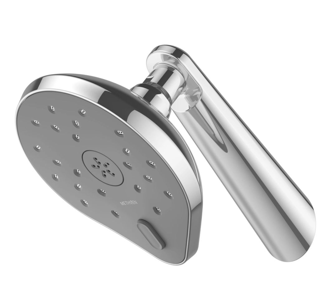 Koha Wall Shower Upswept Arm Chrome Koha Wall Shower Upswept Arm Chrome