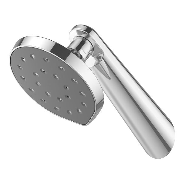 Kiri MKII Satinjet Wall Shower On Upswept Arm Kiri MKII Satinjet Wall Shower On Upswept Arm