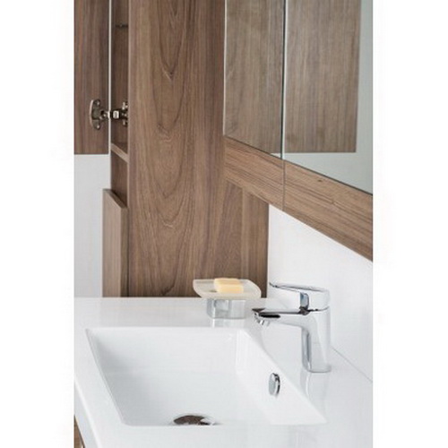 Simplicity Basin Mixer 132mm With Spout Chrome 31251.02 PlaceMakers NZ