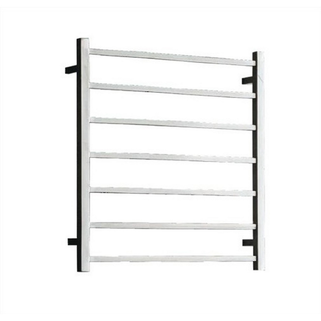 Newtech Square Heated Towel Rail Ladder 800 x 600 x 122 mm Mirror Polished 7 Bars 82 W ST75 Newtech Square Heated Towel Rail Ladder 800 x 600 x 122 mm Mirror Polished 7 Bars 82 W ST75