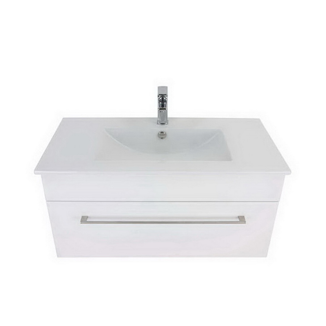 Montana Citi Ceramic Wall-Hung Vanity 900mm Gloss White Montana Citi Ceramic Wall-Hung Vanity 900mm Gloss White