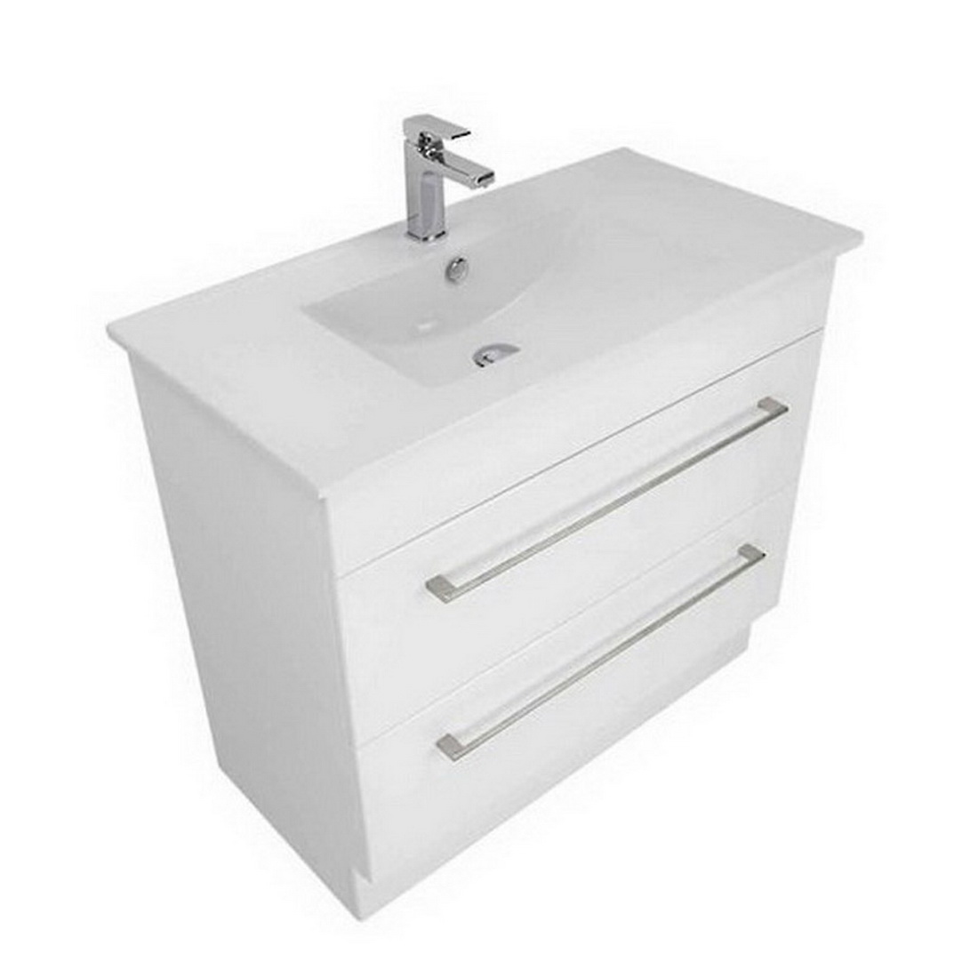 Montana Citi Ceramic Floorstanding Vanity 900mm Gloss White Montana Citi Ceramic Floorstanding Vanity 900mm Gloss White