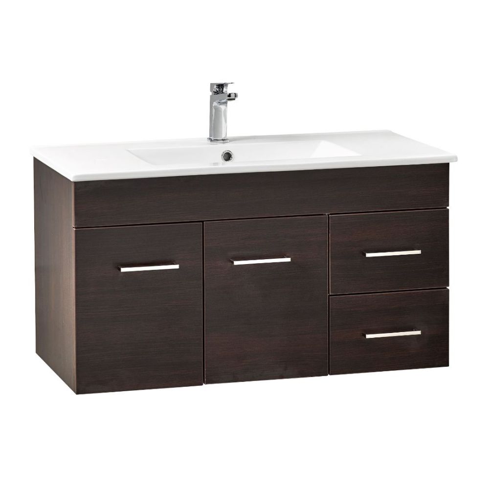 Cashmere Classic 900mm Wall Hung Vanity Dark Oak Cashmere Classic 900mm Wall Hung Vanity Dark Oak