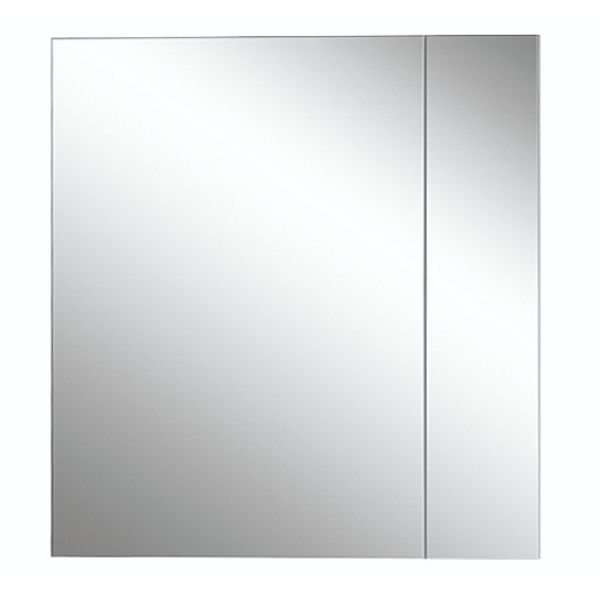 Avon 750mm 2 Door Mirror Cabinet Gloss White Avon 750mm 2 Door Mirror Cabinet Gloss White