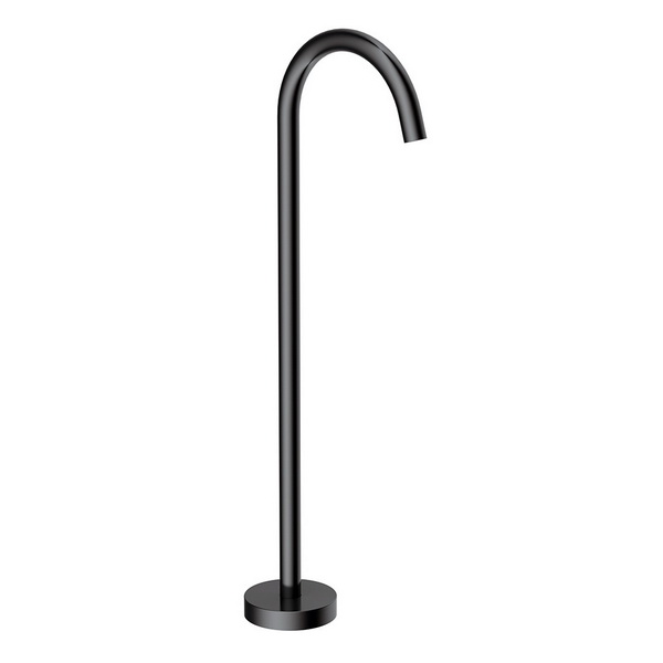 Round Bath Spout Black Round Bath Spout Black