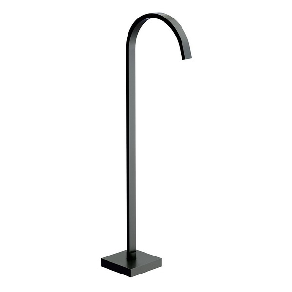 Square Bath Spout Black Square Bath Spout Black