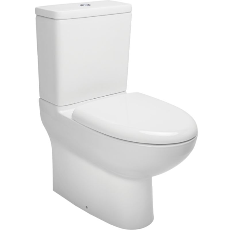 Milano Back To Wall Toilet Suite 850 x 378 x 655mm White Milano Back To Wall Toilet Suite 850 x 378 x 655mm White