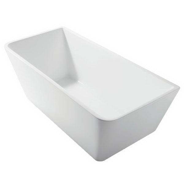 Form Freestanding Soft Square Back to Wall Bath Tub Form Freestanding Soft Square Back to Wall Bath Tub