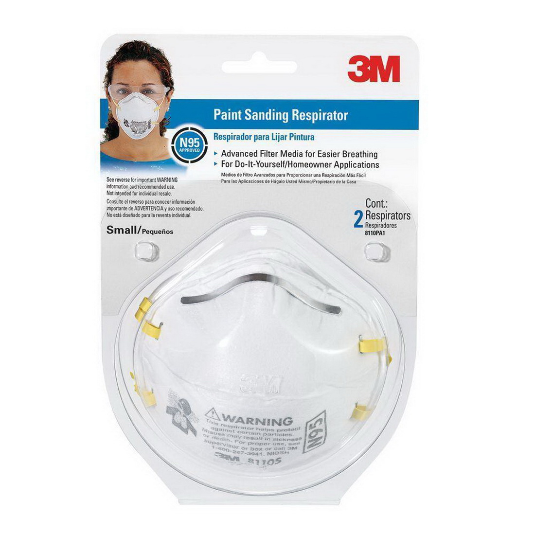 Tekk Protection Disposable Paint Sanding Respirator One Size Fits All White 2 Pack Tekk Protection Disposable Paint Sanding Respirator One Size Fits All White 2 Pack
