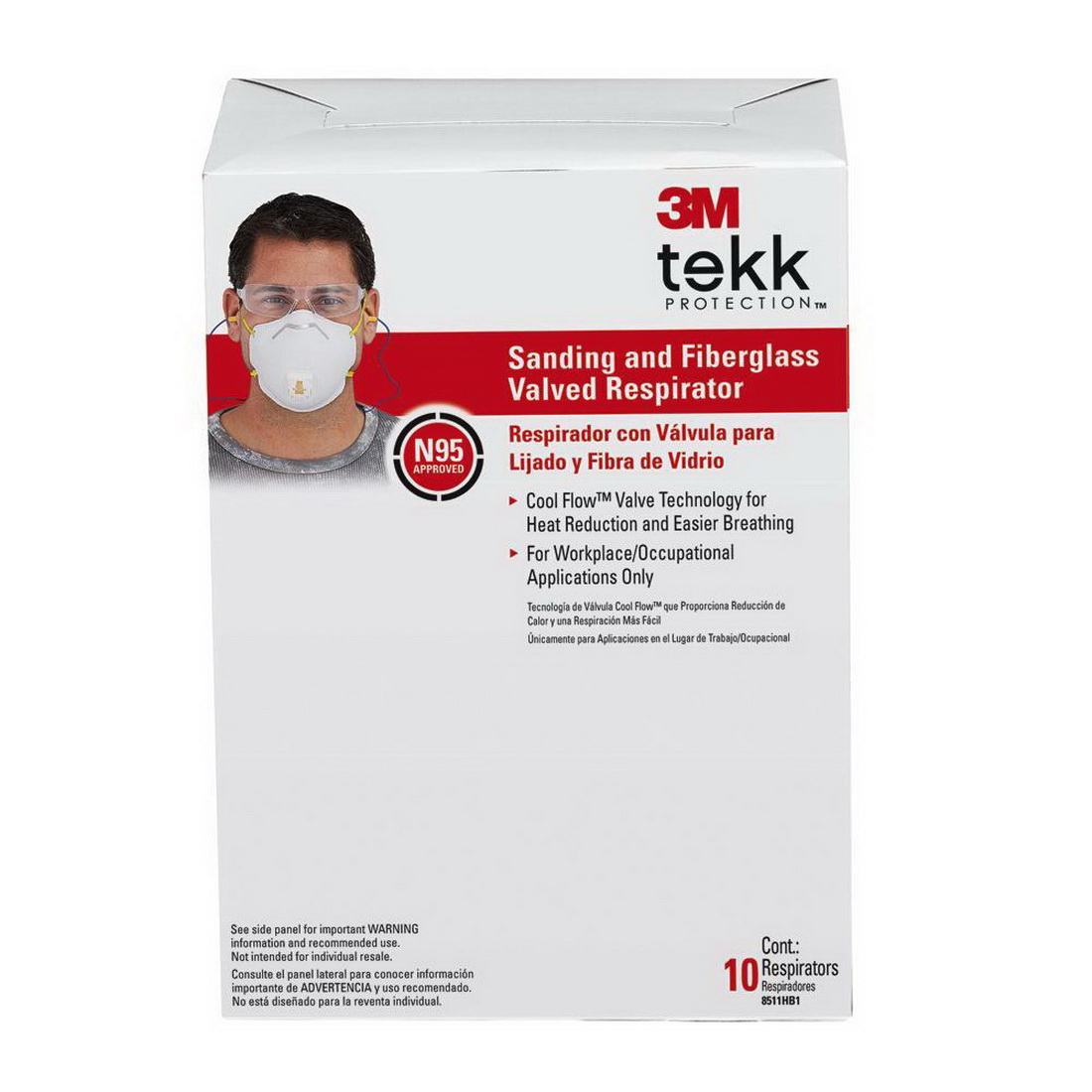 Pro Sanding & Fibreglass Valved Respirator 10 Pack Pro Sanding & Fibreglass Valved Respirator 10 Pack