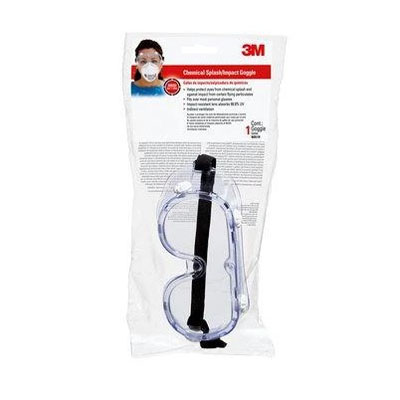 91252 Chemical Splash and Impact Safety Goggles Clear pair 91252 Chemical Splash and Impact Safety Goggles Clear pair