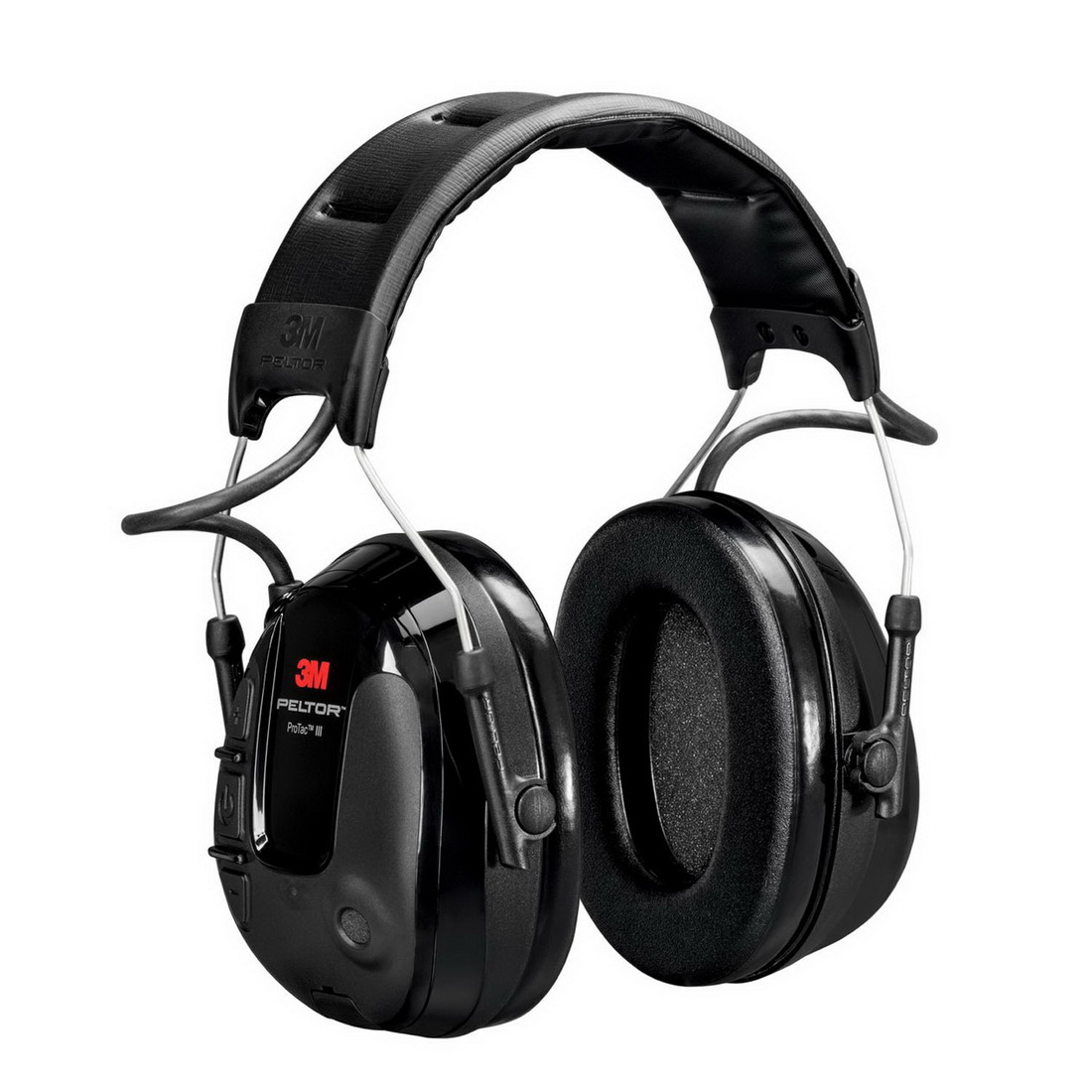 Peltor ProTac III Series Slim Headset Active Headband Earmuff Black UU004637789 Peltor ProTac III Series Slim Headset Active Headband Earmuff Black UU004637789