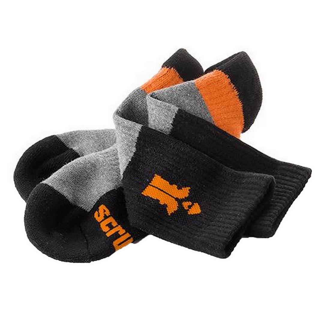 Trade Series Work Socks UK10-13 Black/Orange T53548 Trade Series Work Socks UK10-13 Black/Orange T53548