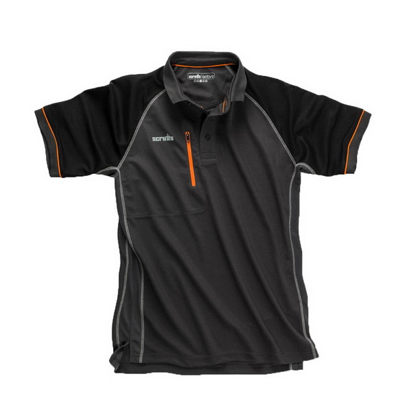 Trade Active Polo Shirt 2XL Graphite/Black T54443 Trade Active Polo Shirt 2XL Graphite/Black T54443