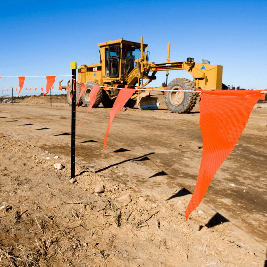 Flag On a Rope 30m Fluro Orange 871220 Flag On a Rope 30m Fluro Orange 871220