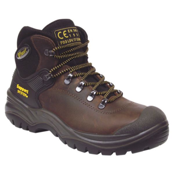 Contractor Safety Boot Size 4 Brown Contractor Safety Boot Size 4 Brown