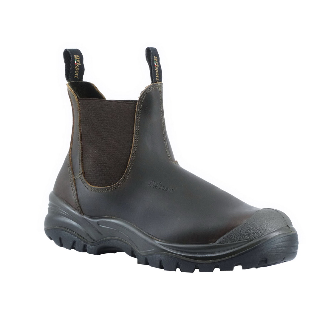 Genoa Safety Slip On Safety Boot Size 8 Brown Dakar Leather Genoa Safety Slip On Safety Boot Size 8 Brown Dakar Leather