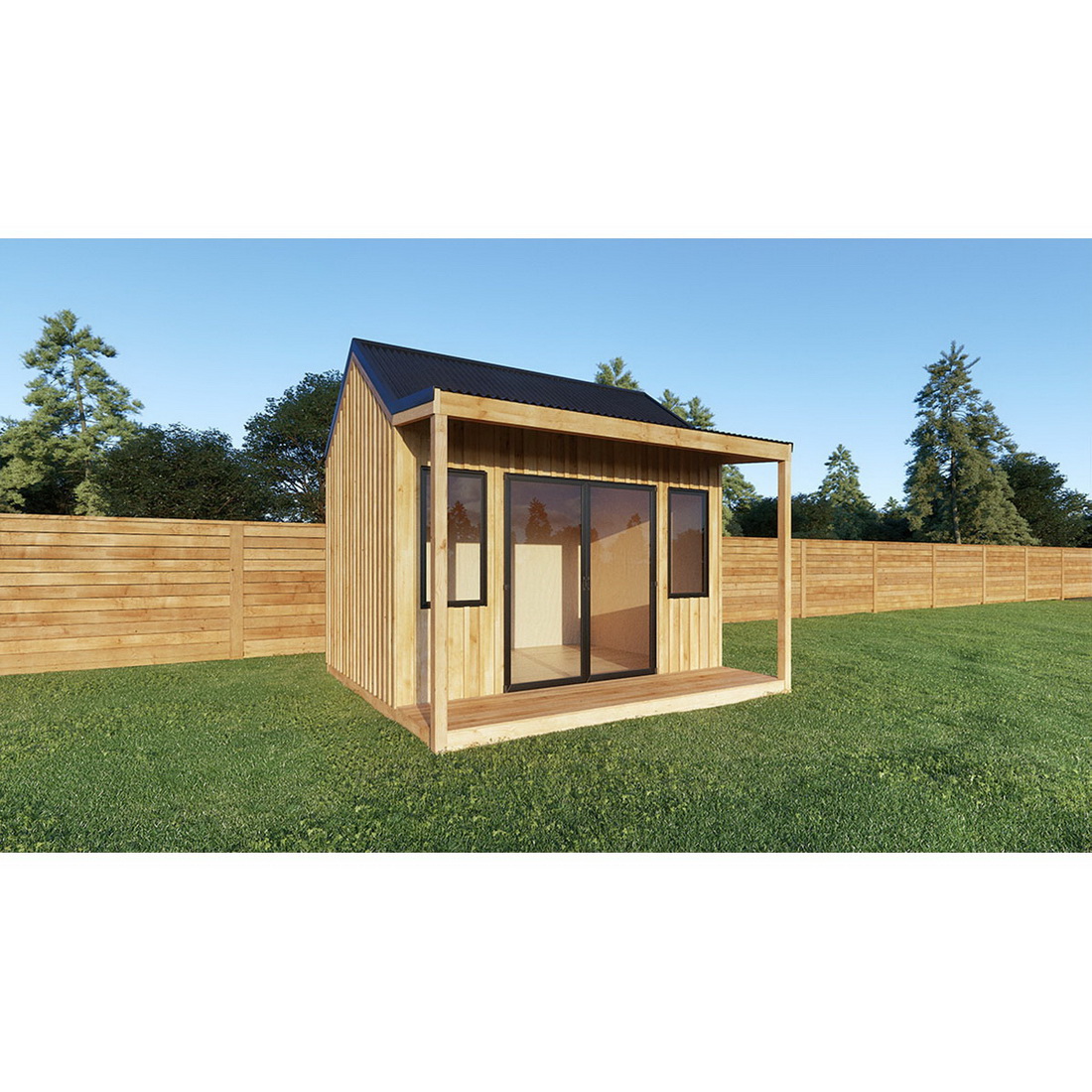 Grande Cabana with Floor and Bearers Corrugate Roof 10M2 Grande Cabana with Floor and Bearers Corrugate Roof 10M2