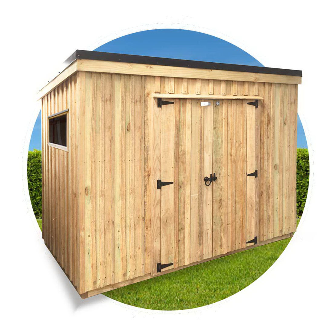 Lean to Shed with Floor and Bearers Corrugate Roof 3.0 x 1.8m Lean to Shed with Floor and Bearers Corrugate Roof 3.0 x 1.8m