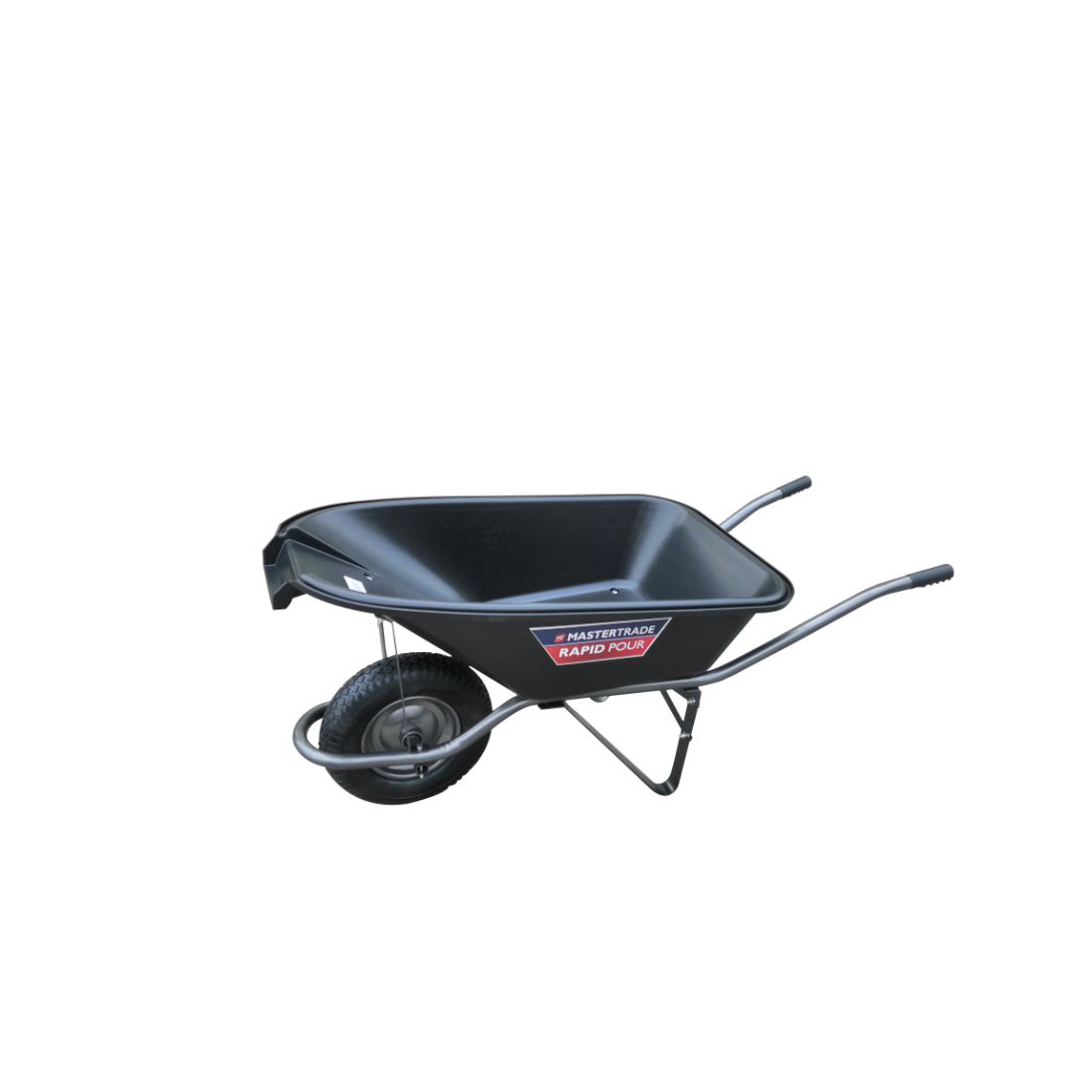 Rapid Pour Wheelbarrow 75L Black Rapid Pour Wheelbarrow 75L Black