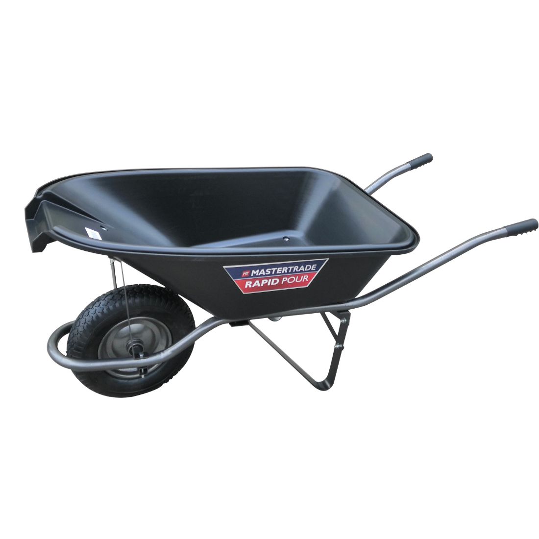 Rapid Pour Wheelbarrow 75L Black Rapid Pour Wheelbarrow 75L Black