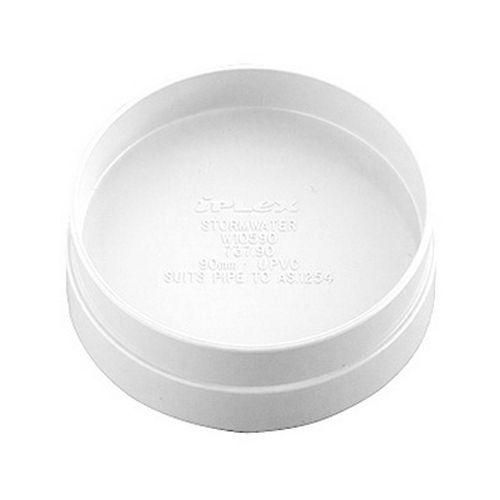 Stormfit PVC-U Push On Cap Solvent Cement Joint F 90mm 737.90 Stormfit PVC-U Push On Cap Solvent Cement Joint F 90mm 737.90