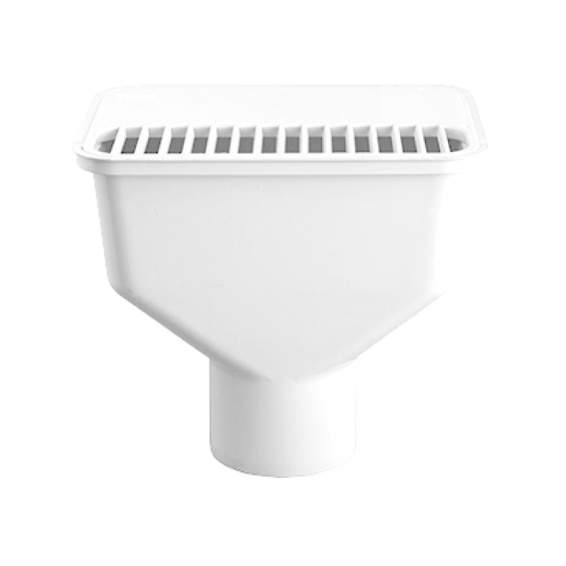 Novadrain 100mm Plain Spigot DWV Complete Gully Dish White Novadrain 100mm Plain Spigot DWV Complete Gully Dish White