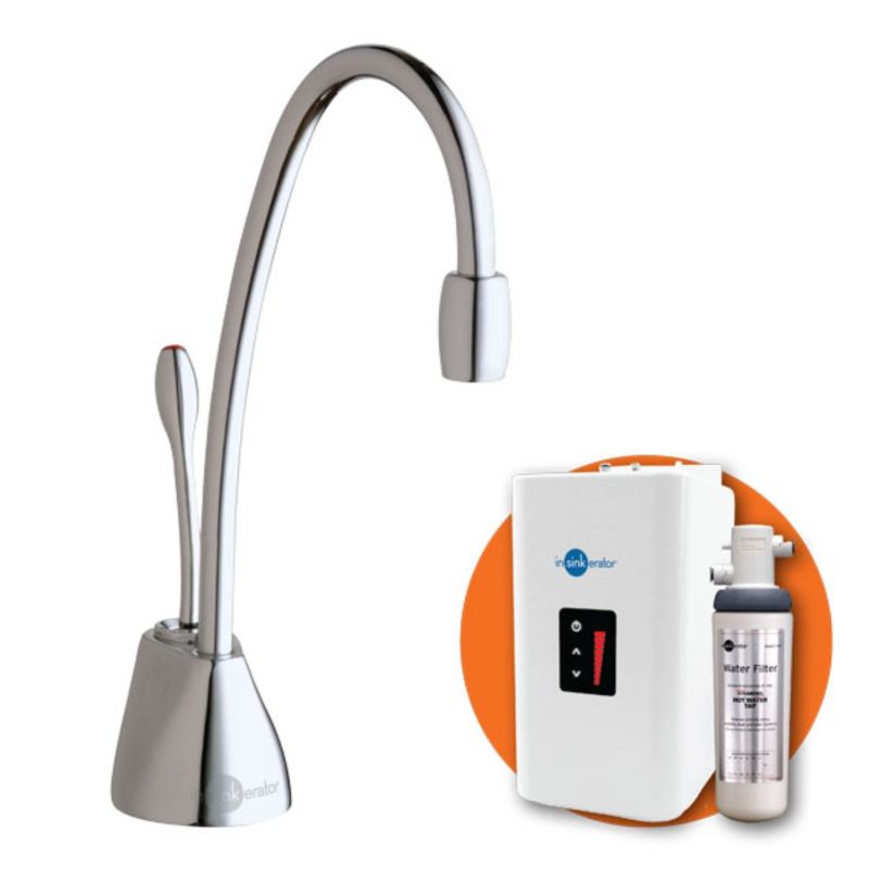 InSinkErator HotTap GN1100C Steaming Hot Water Tap - Chrome InSinkErator HotTap GN1100C Steaming Hot Water Tap - Chrome