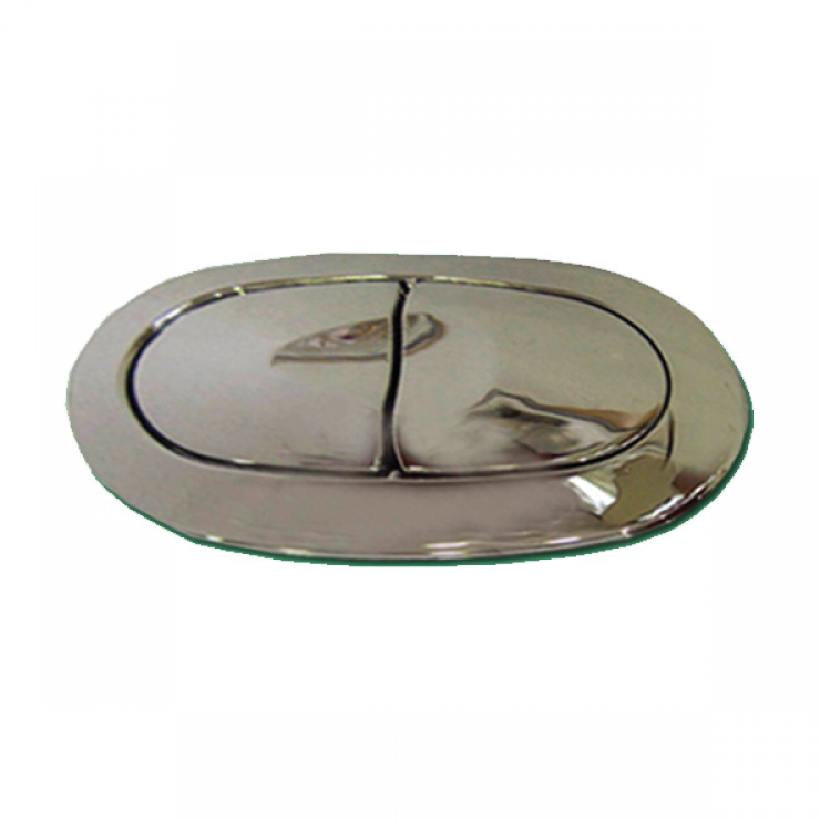 Oblong Dual Flush Button 72 x 38mm 560AU72 Oblong Dual Flush Button 72 x 38mm 560AU72