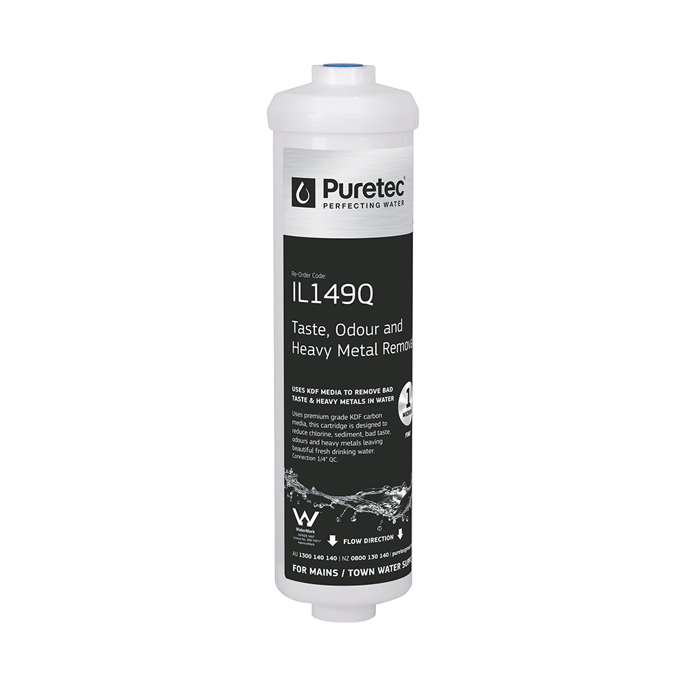 Inline Fridge Water Filter Cartridge 2.5in x 10 1/4 Inch 1 Micron Inline Fridge Water Filter Cartridge 2.5in x 10 1/4 Inch 1 Micron