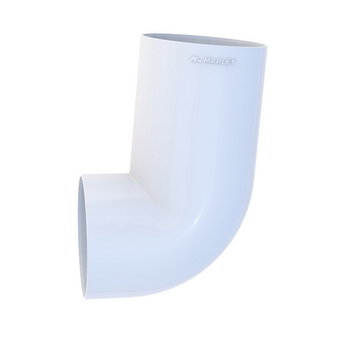 Round Downpipe Socket Bend 80mm 95 Deg White Round Downpipe Socket Bend 80mm 95 Deg White