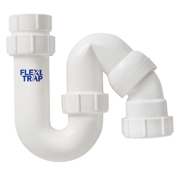 FlexiTrap Spacesaver Universal Compact P and S Trap with Reducing Kit 32/40 x 171mm Polypropylene FlexiTrap Spacesaver Universal Compact P and S Trap with Reducing Kit 32/40 x 171mm Polypropylene
