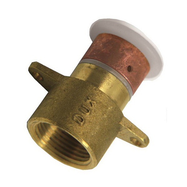 SecuraGold Hose Plate 15mm x 1/2 Inch Crimp x Female BSPT SecuraGold Hose Plate 15mm x 1/2 Inch Crimp x Female BSPT