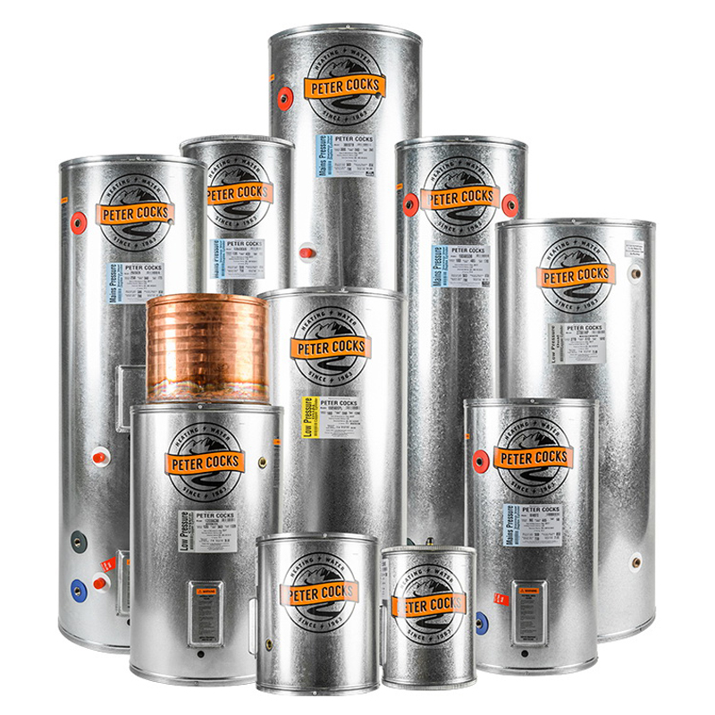 Hot Water Cylinder Low Pressure Stainless Steel 180L 2kw Triple 560 x 1295mm Hot Water Cylinder Low Pressure Stainless Steel 180L 2kw Triple 560 x 1295mm