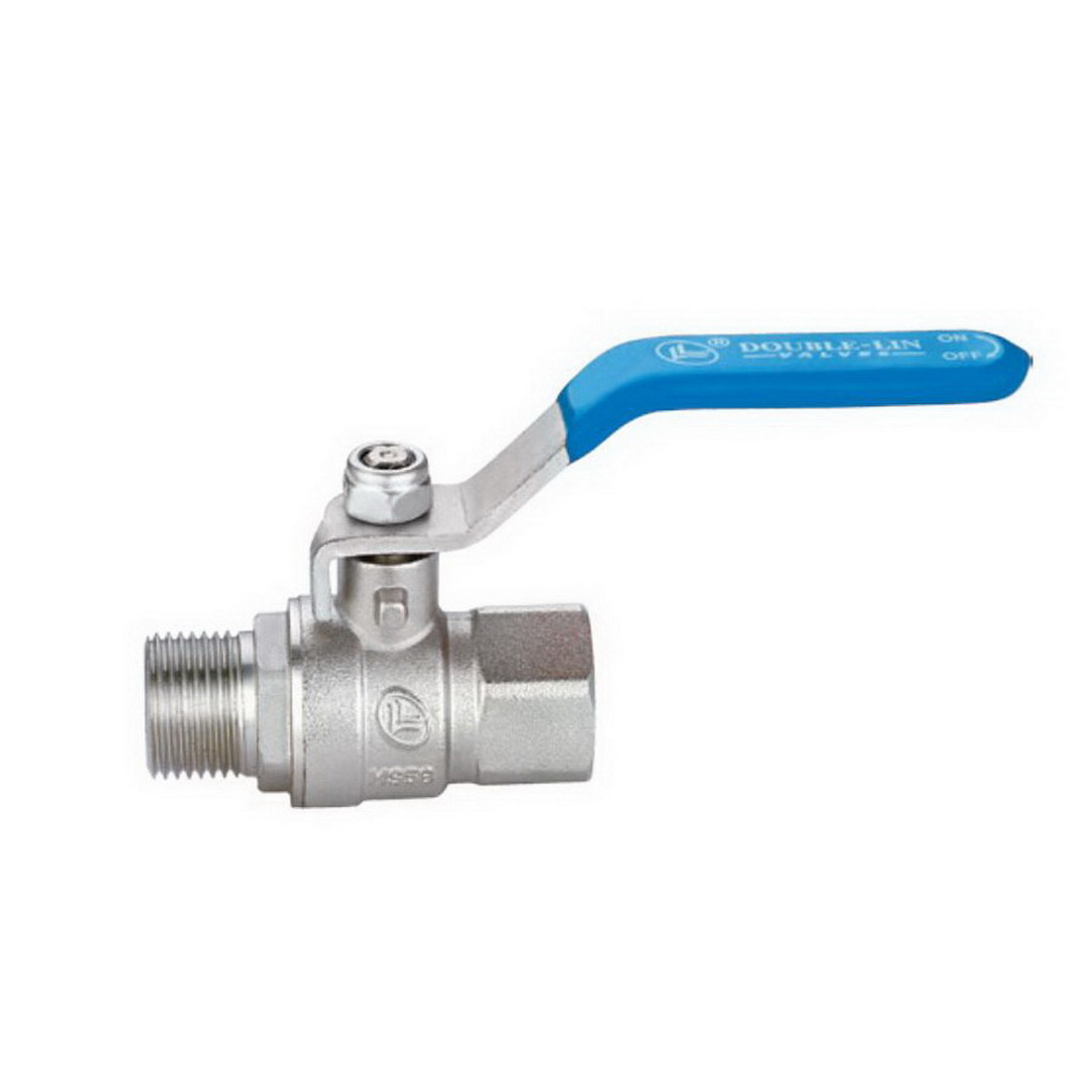 Bugatti Double Long Threads Ball Valve 20mm Male x Female Long Handle