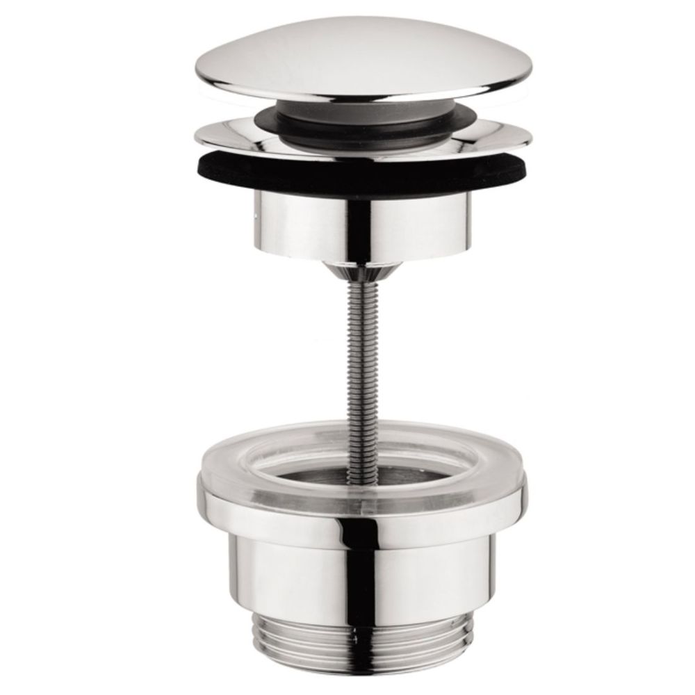 Basin Clicker Waste 32 With Overflow Black 79165.13 Basin Clicker Waste 32 With Overflow Black 79165.13
