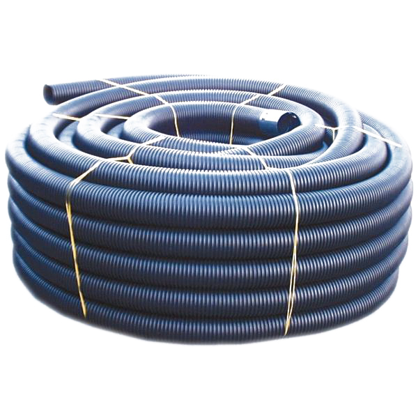 Novaflo Single Wall Corrugated Bore Punched PE Land Drainage Pipe 110mm x 50m 400.110.50 Novaflo Single Wall Corrugated Bore Punched PE Land Drainage Pipe 110mm x 50m 400.110.50