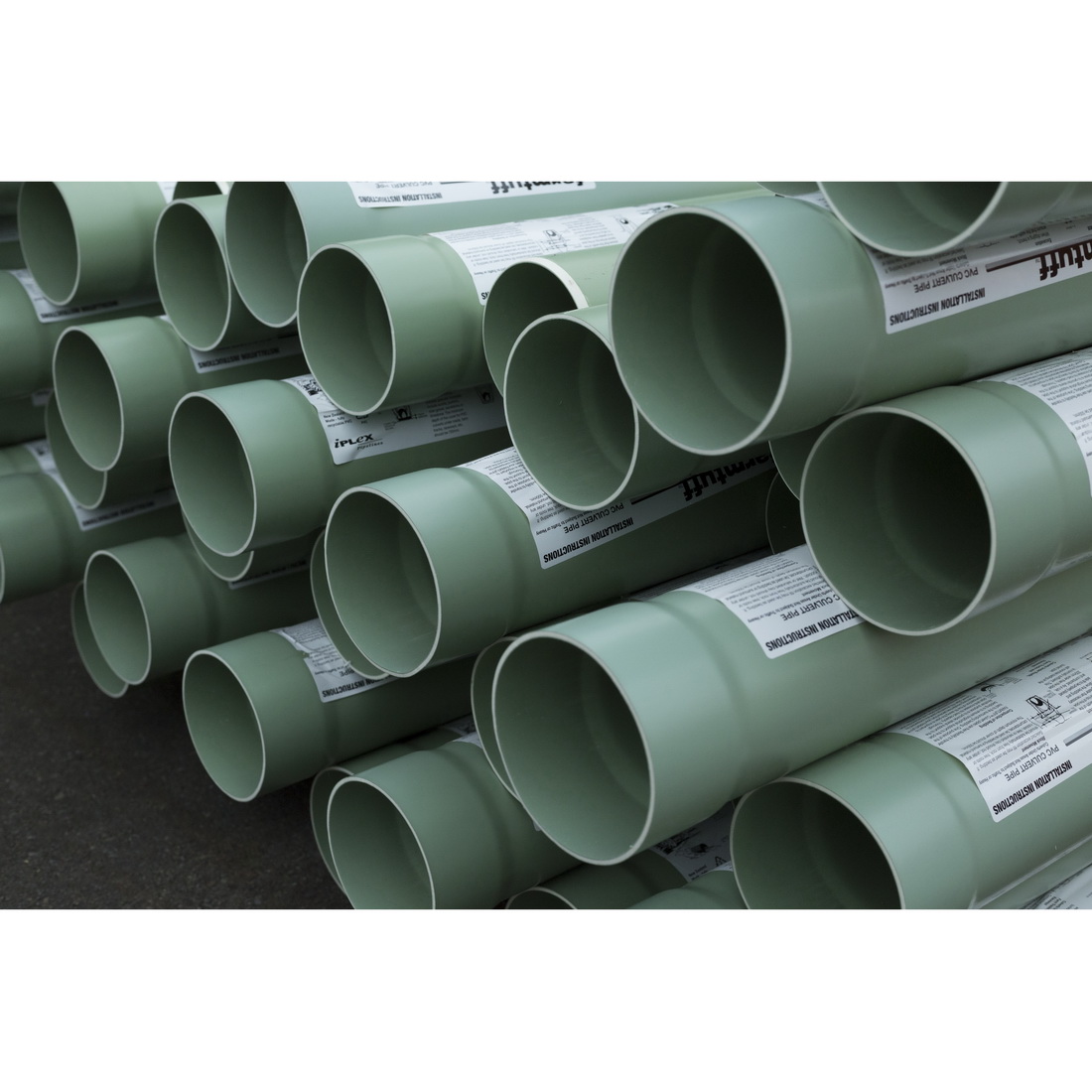 Farmtuff PVCU Culvert Pipe 400mm x 5m SOE 550.400.5 SOE PlaceMakers NZ