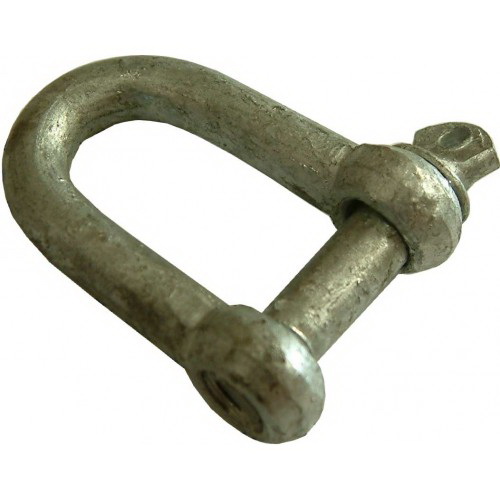 D Shackle 10mm Galvanised Loose D Shackle 10mm Galvanised Loose