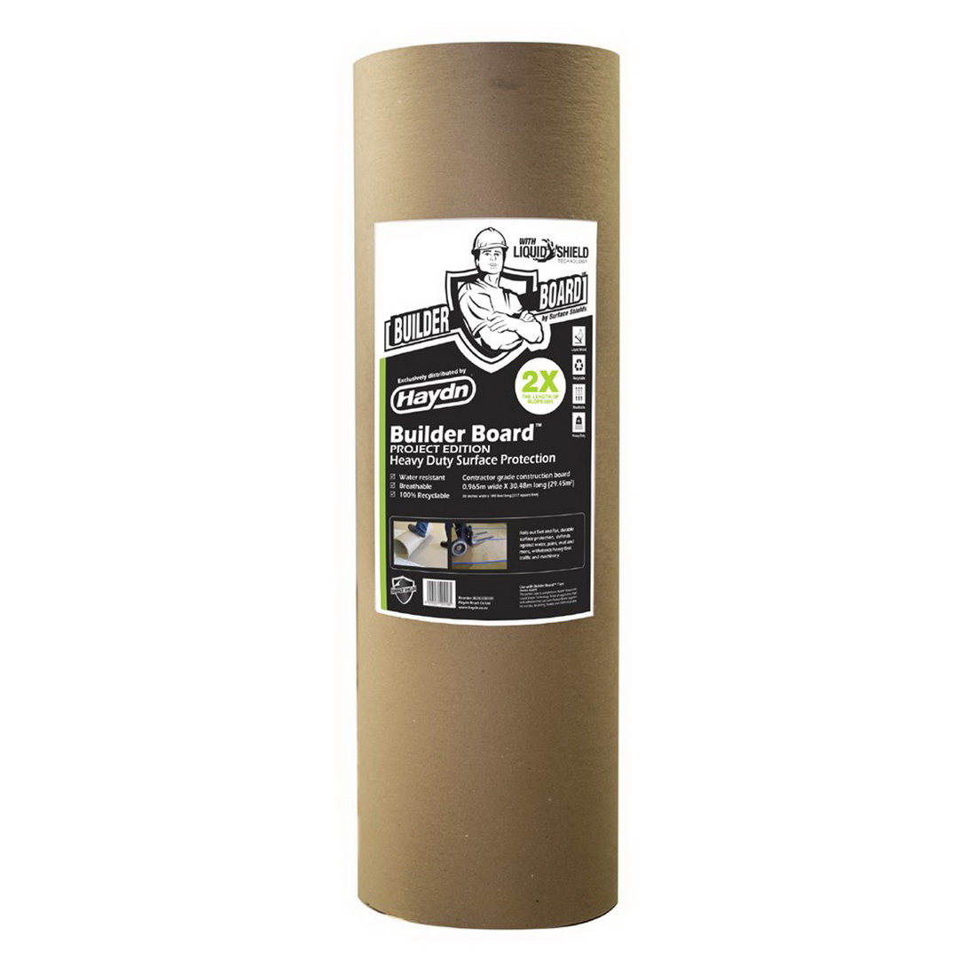 Builder Board 0.889x30.48m 22mil Project Edition Builder Tape with Liquid Shield Builder Board 0.889x30.48m 22mil Project Edition Builder Tape with Liquid Shield