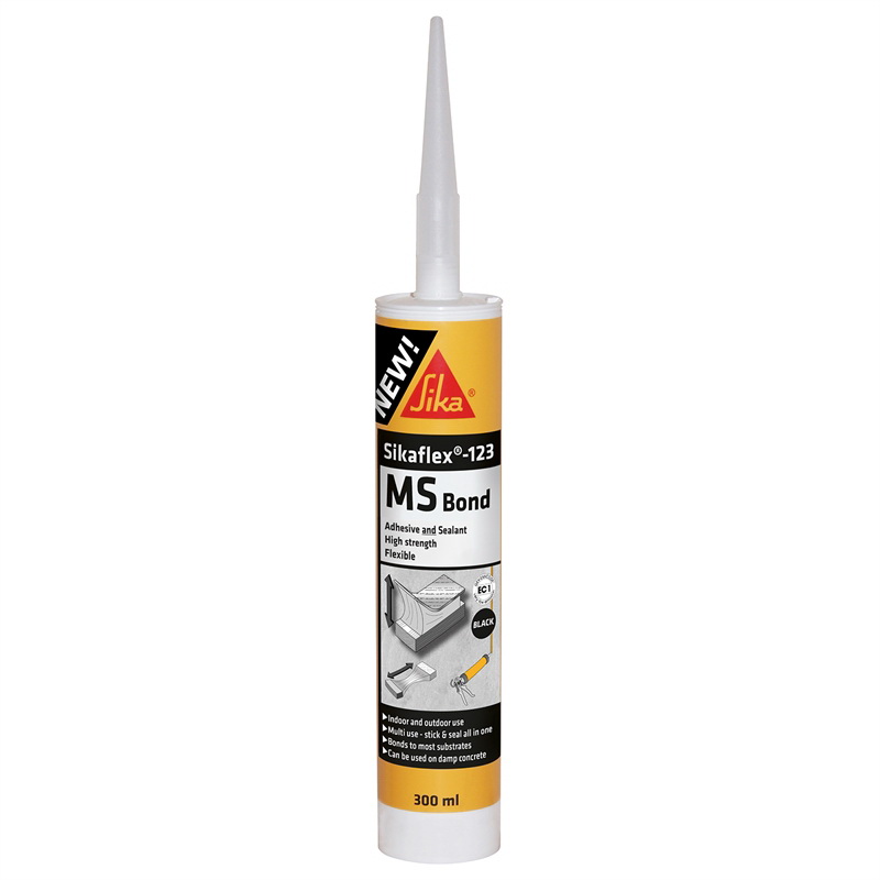 Sikaflex 123 MS Bond Black 300ml Adhesive and Sealant Sikaflex 123 MS Bond Black 300ml Adhesive and Sealant