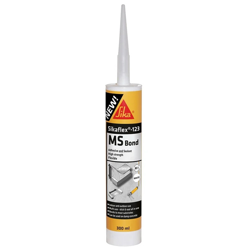 Sikaflex 123 MS Bond White 300ml Adhesive and Sealant Sikaflex 123 MS Bond White 300ml Adhesive and Sealant