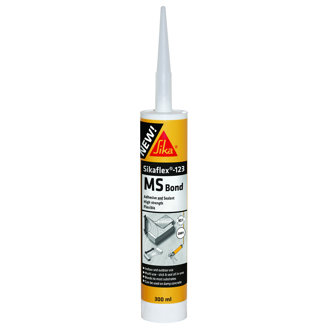 Sikaflex 123 MS Bond White 300ml Adhesive and Sealant Sikaflex 123 MS Bond White 300ml Adhesive and Sealant