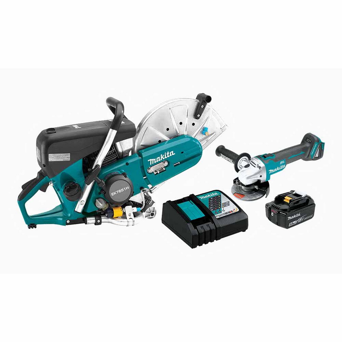 75.6cc MM4355mm Power Cutter & 18V LXT Angle Grinder Kit DK0040T 75.6cc MM4355mm Power Cutter & 18V LXT Angle Grinder Kit DK0040T