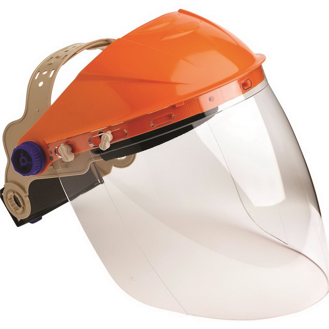 Face Shield Browguard With Clear Visor Lens BGVC Face Shield Browguard With Clear Visor Lens BGVC
