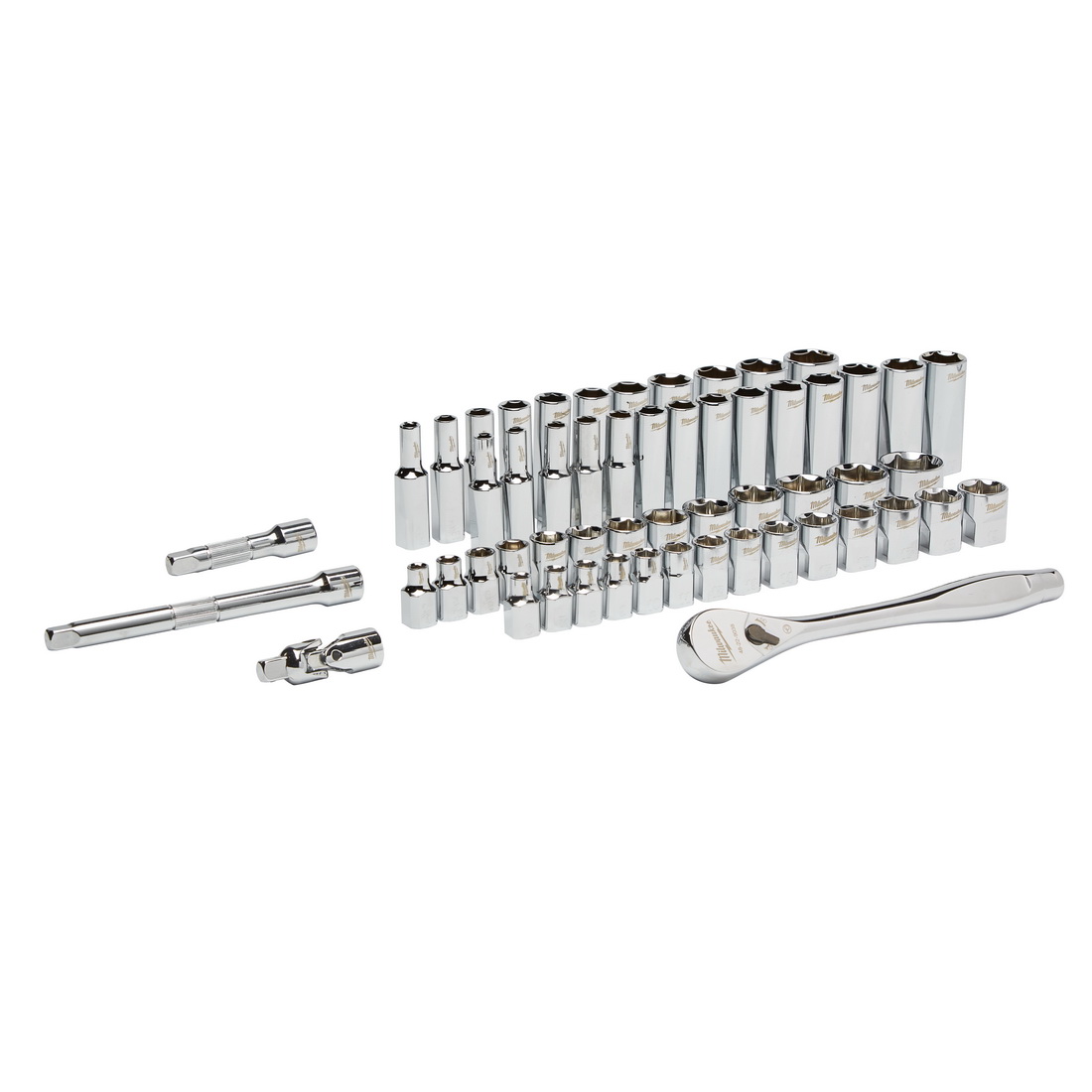 56 Piece Socket Set - SAE and Metric 56 Piece Socket Set - SAE and Metric