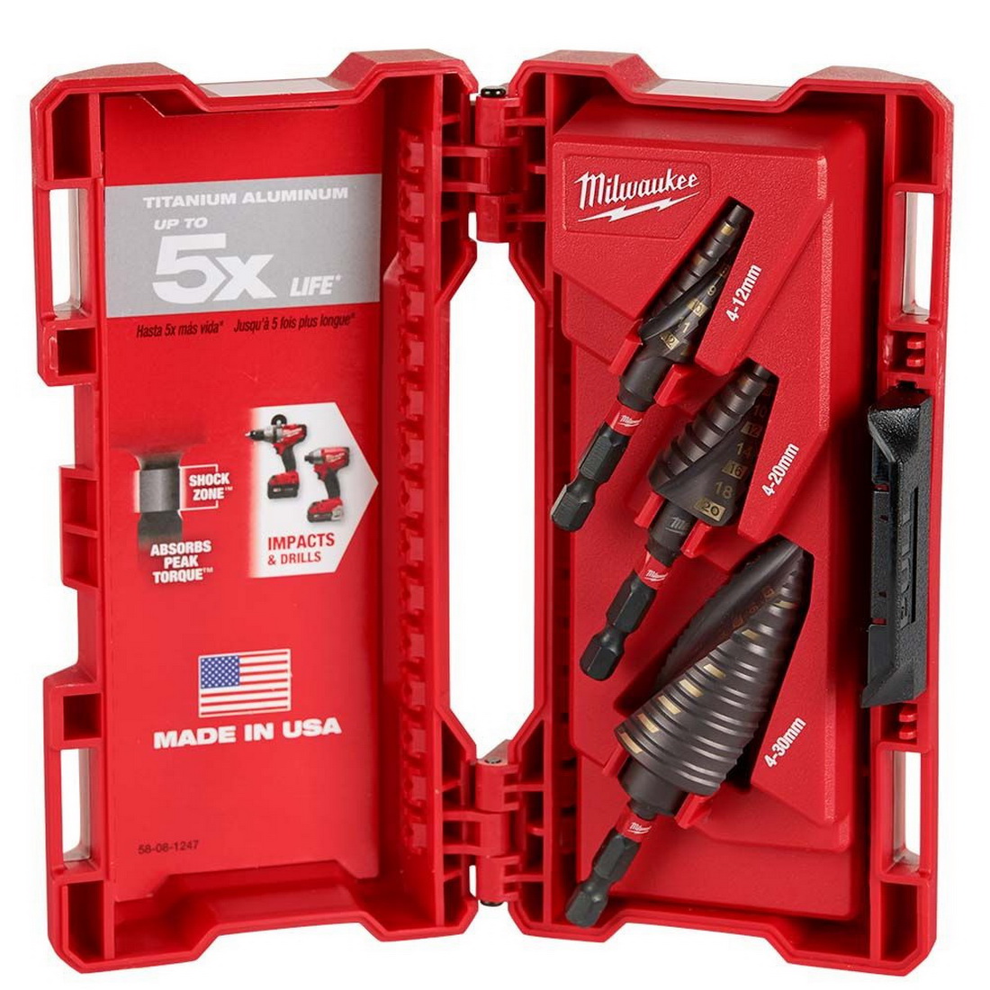 SHOCKWAVE Metric Step Drill Bit 3 Piece Set SHOCKWAVE Metric Step Drill Bit 3 Piece Set