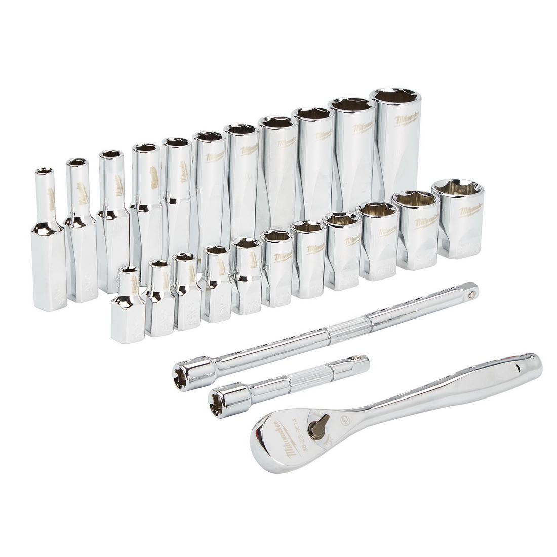 Ratchet and Socket 26 Piece Set - SAE 1/4 inch Drive Ratchet and Socket 26 Piece Set - SAE 1/4 inch Drive