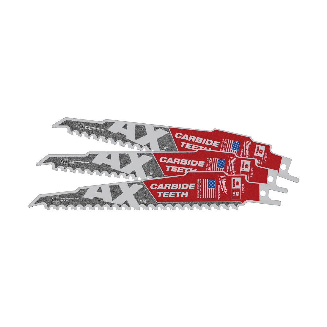 SAWZALL Carbide Teeth Blade 150mm 3 Pack SAWZALL Carbide Teeth Blade 150mm 3 Pack