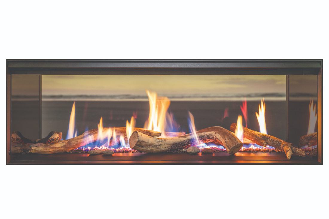 Linear 1000-D Double Sided Natural Gas Fire Linear 1000-D Double Sided Natural Gas Fire